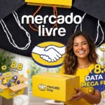 Cupons Mercado Livre Data Dupla 8.8 25% e 15% OFF