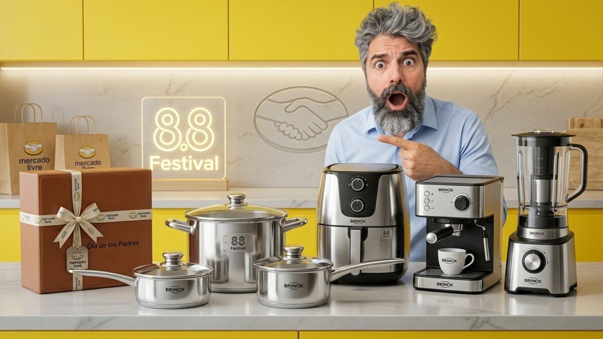 Cupom de Desconto Mercado Livre APROVEITAHOJE Panelas Brinox 08/08