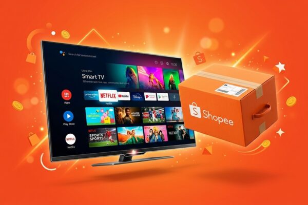 Cupom Shopee R$ 200 OFF Smart TV Quinta 13/08