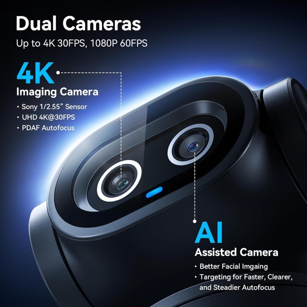 EMEET PIXY Câmera PTZ Dual com IA - Imagem 3