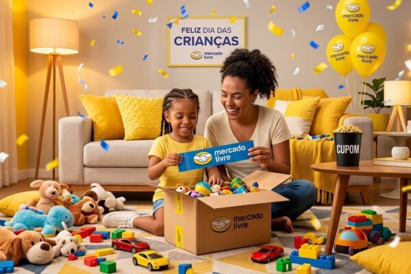 Mercado Livre cupom desconto 15 off brinquedos dia das criancas segunda-feira