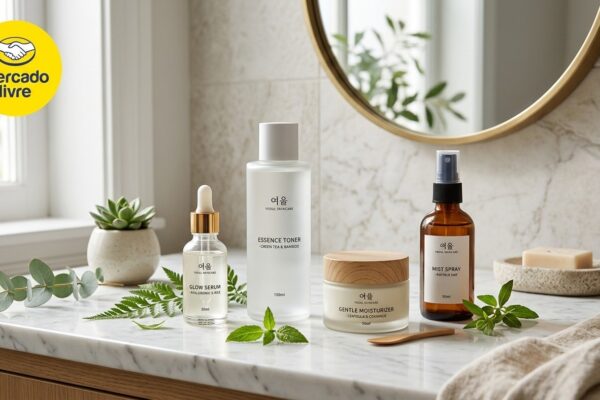 Febre dos cosméticos coreanos: Mercado Livre ativa 15% OFF em K-Beauty e skincare