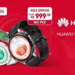 Smartwatch Huawei Watch GT 7 com acabamento premium e pulseira elegante em destaque
