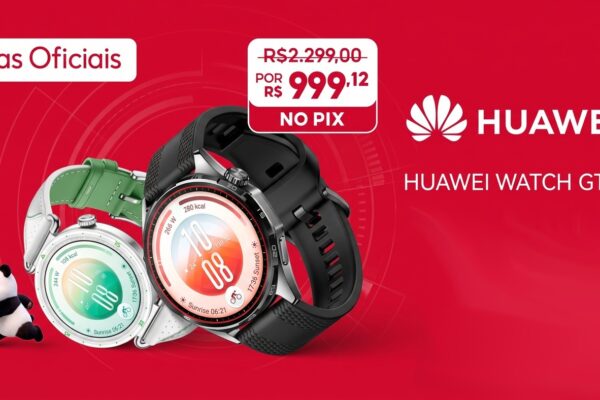 Smartwatch Huawei Watch GT 7 com acabamento premium e pulseira elegante em destaque