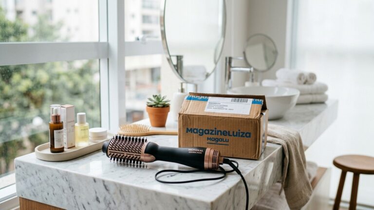 Cabelos alinhados gastando pouco: Magazine Luiza coloca escova secadora Elgin em oferta com cupom