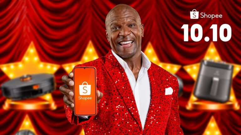 Terry Crews Estrela Comercial do 10.10 Festival Lojas Oficiais Shopee