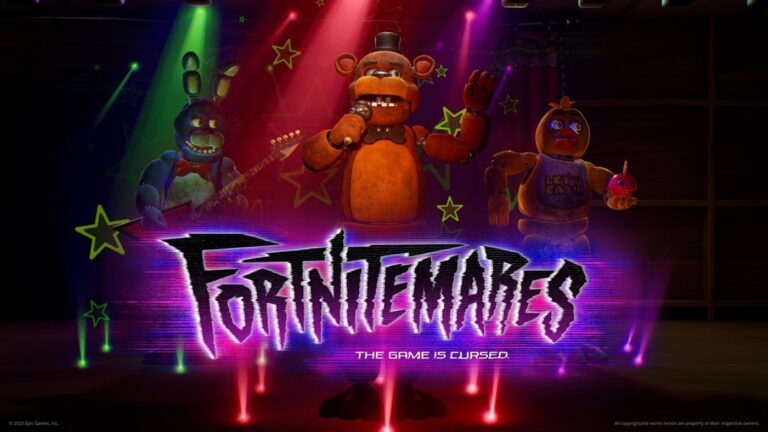 Fortnite x Five Nights at Freddys FNAF Fortnitemares Skins e Pizzaria