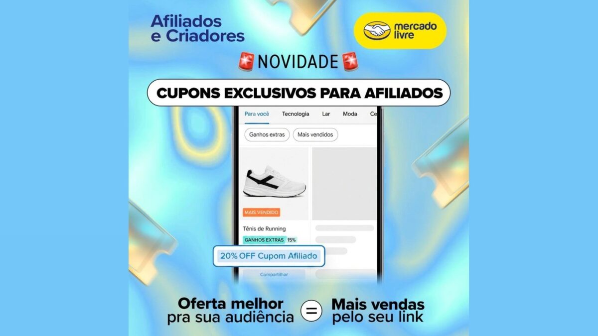 Mercado Livre Lança Cupons Exclusivos para Afiliados e Criadores: Entenda Como Funciona e os Benefícios para Compradores e Criadores