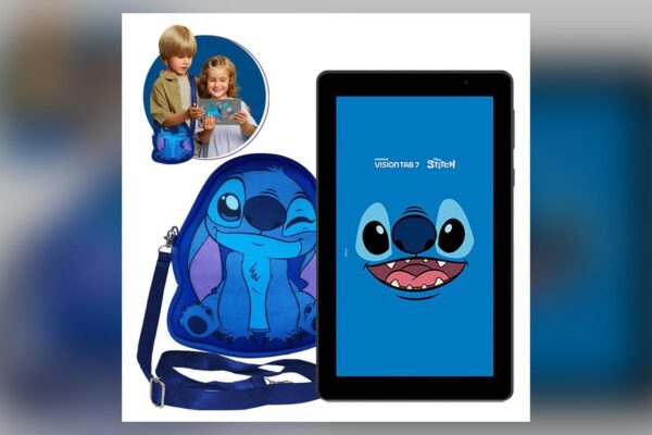 Edição especial Stitch com desconto: Tablet Positivo Vision TAB 7 com capa e bolsa sai por R$ 579 com cupom ativo