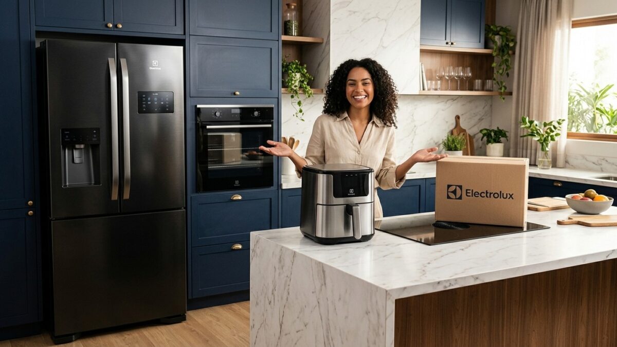 Mega liquidação de eletrodomésticos: Electrolux libera 6 novos cupons com até R$ 500 OFF em geladeiras, lavadoras e air fryers