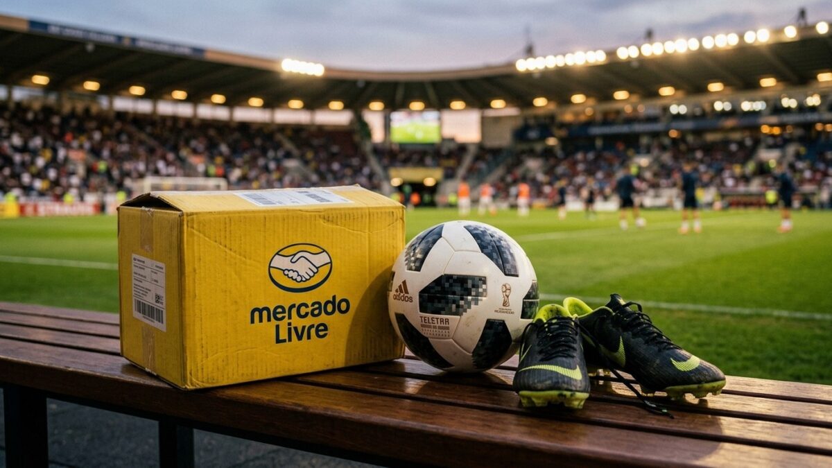 Pós-rodada de futebol: Mercado Livre ativa cupom GOLMELI com 10% OFF em camisas e chuteiras nesta noite