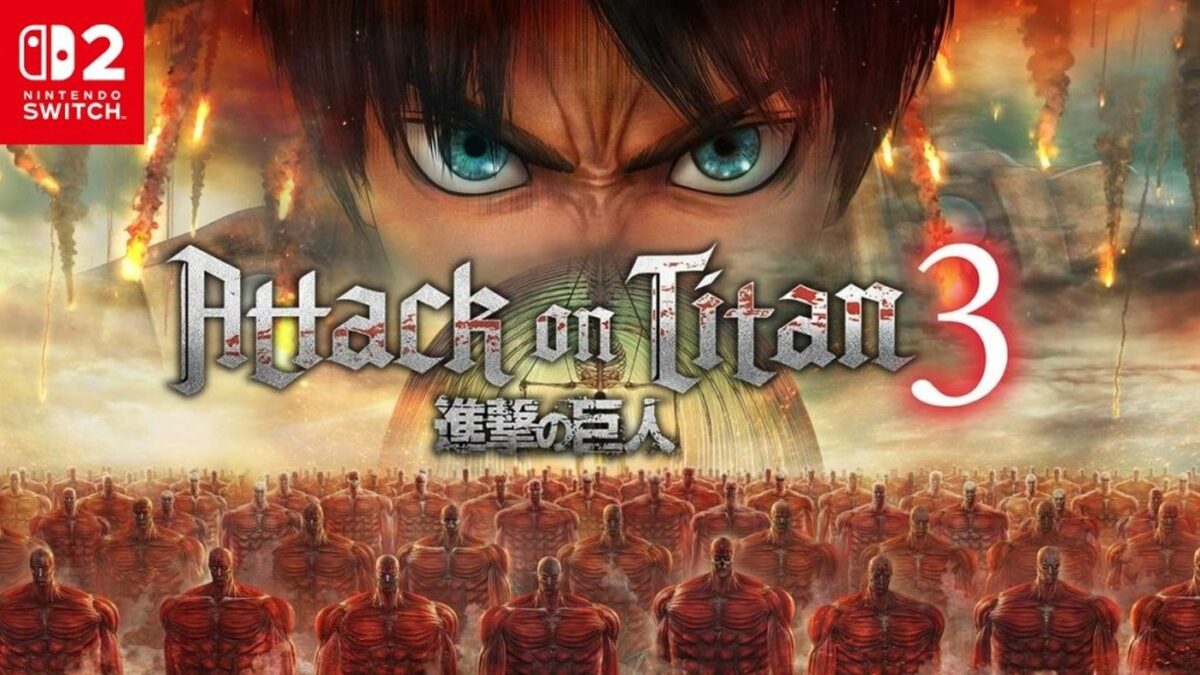 Attack on Titan 3 ganha trailer no Switch 2 com data de lançamento e pré-venda na eShop