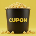 Embalagem e entrega oficial do Mercado Livre ilustrando cupom de 35% OFF em queima de estoque