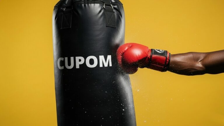 Consumidor segurando smartphone e aproveitando cupom de 40% de desconto no aplicativo Mercado Livre