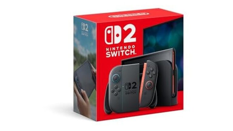 Console Nintendo Switch 2 em destaque com embalagem oficial e selo de oferta especial na Amazon