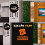 Banner do Saldão 10.10 MadeiraMadeira com cozinhas moduladas e painéis de TV em oferta