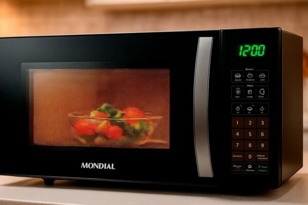 Micro-ondas Mondial Preto 1400W MO-02-34-B em oferta no Mercado Livre