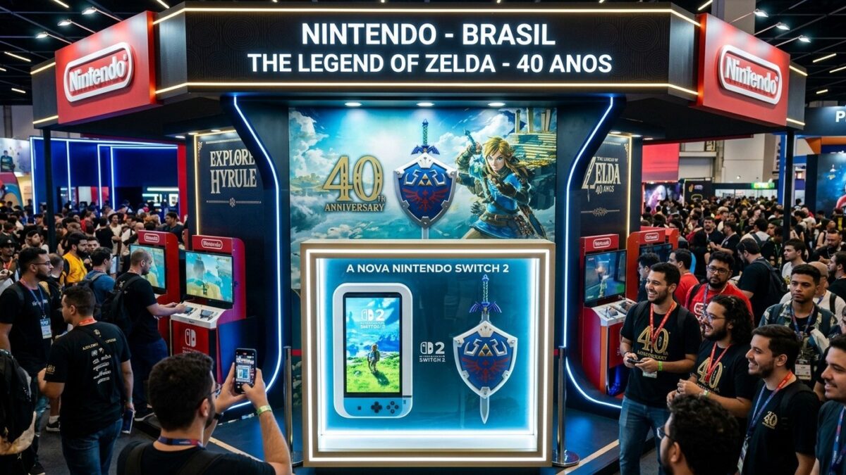 Nintendo Coloca o Brasil no Top 10 Mundial, Garante Mais Estoques de Zelda e Acelera Jogos em PT-BR