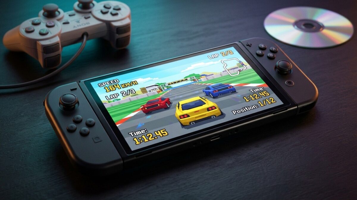 Console Nintendo Switch 2 executando emulador nativo de PlayStation 1